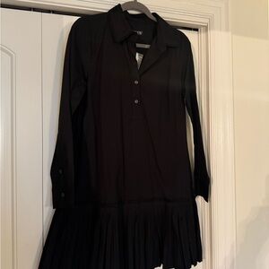 J. Crew Black Long Sleeve Dress